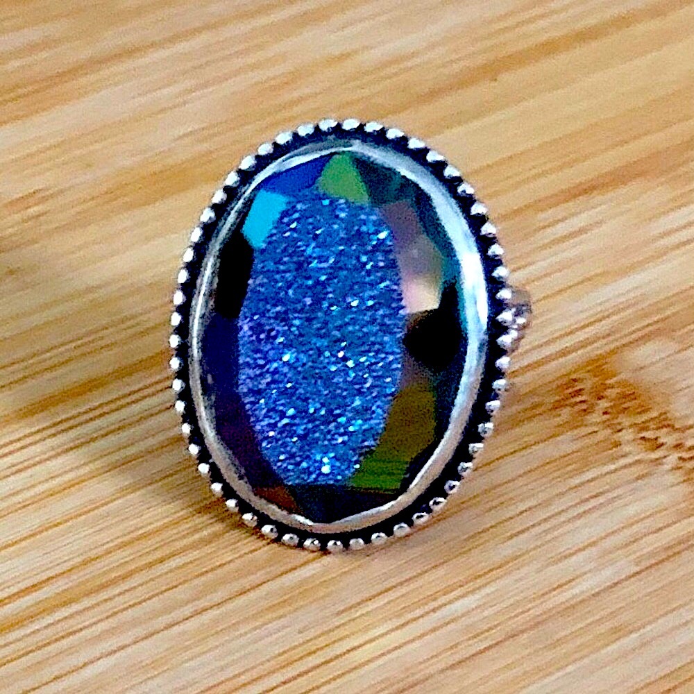 $56 Colleen Lopez Sterling Silver Estate Ring marked CL - Picture 2 of 6